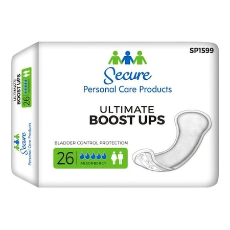 Totaldry Ultimate Boost Ups Absorbency Incontinence Booster Pad, 16 1/2in, 104PK SP1599
